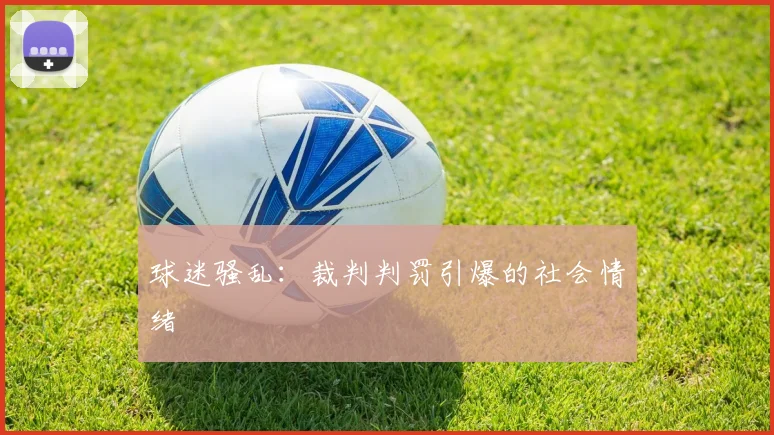 球迷骚乱：裁判判罚引爆的社会情绪